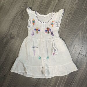 Mexican handmade ivory traditional baby dress 6-12 months